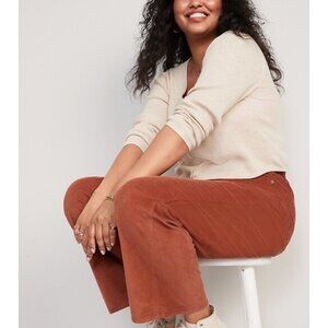 Old Navy Women's Wide Leg Pants in Rust